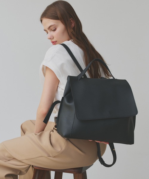 antic rag（アンティックラグ）の「Gerrard Ruck ジェラール リュック（バックパック/リュック・レディース・ブラック/ブルーグリーン/シルバー/チャコールグレー・FREE）」の5枚目の写真