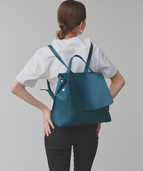 antic rag（アンティックラグ）の「Gerrard Ruck ジェラール リュック（バックパック/リュック・レディース・ブラック/ブルーグリーン/シルバー/チャコールグレー・FREE）」の17枚目の写真