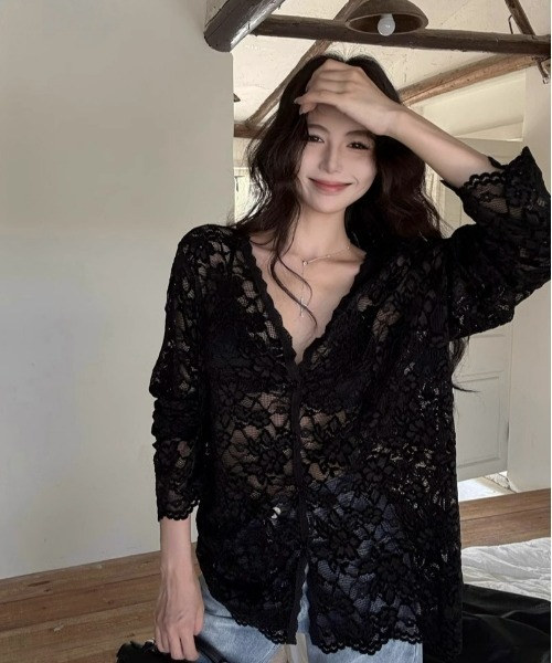 REBALANCE(リバランス)の「レースシャツ(Tシャツ/カットソー・レディース・A/B・MEDIUM/LARGE)」の5枚目の写真