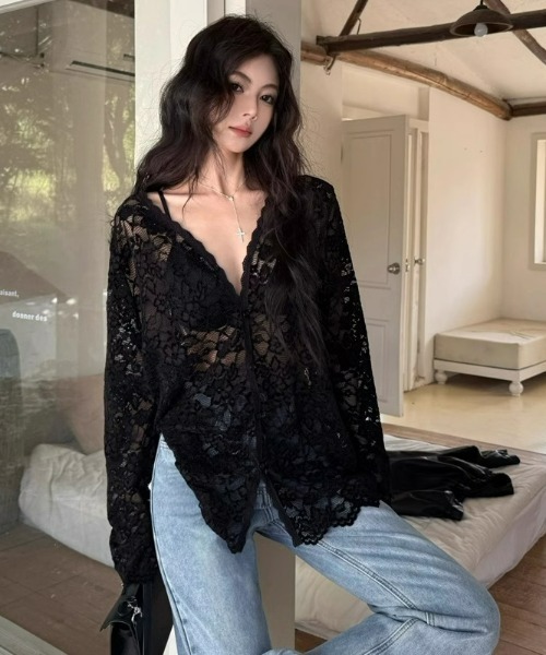 REBALANCE(リバランス)の「レースシャツ(Tシャツ/カットソー・レディース・A/B・MEDIUM/LARGE)」の8枚目の写真
