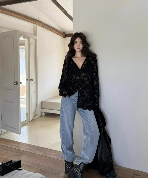REBALANCE(リバランス)の「レースシャツ(Tシャツ/カットソー・レディース・A/B・MEDIUM/LARGE)」の9枚目の写真