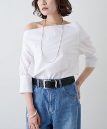 刺繍オフショルブラウス