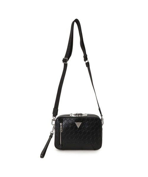 Guess(ゲス)の「TORINO Double Zip Camera Bag ショルダーバッグ カメラバッグ(ショルダーバッグ・メンズ・ブラック・ONE SIZE)」の4枚目の写真