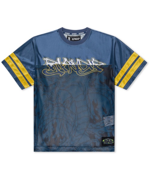 RIPNDIP(リップンディップ)の「MOTHER NERM FOOTBALL JERSEY(ジャージ・メンズ・ネイビー・MEDIUM/LARGE/X-LARGE/SMALL)」の3枚目の写真