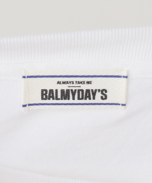 BALMYDAY'S（バルミーデイズ）の「BALMYDAYS/バルミーデイズ SLOBE別注 カーミットTシャツ BAL-26SS-CS48（Tシャツ/カットソー・レディース・ベージュ/ホワイト・FREE）」の8枚目の写真