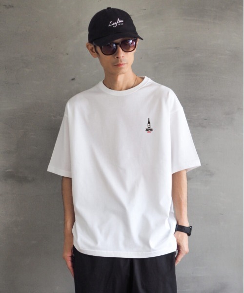 Leyline（レイライン）の「【Leyline】YOPPARAI CHEETAH FULL BODY tee / バックプリント ビッグシルエットTシャツ（Tシャツ/カットソー・メンズ・ホワイト×レッド/ブラック×イエロー・X-LARGE/LARGE/MEDIUM）」の4枚目の写真