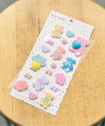 apres les cours（アプレレクール）の「tiny bear ハートぷにぷにシール（ステッカー/テープ）」