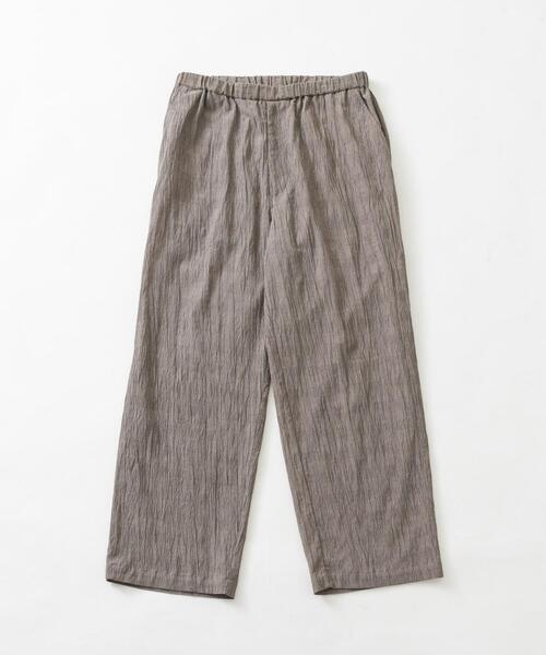 URBAN RESEARCH(アーバンリサーチ)の「CRINKLE WIDE EASY PANTS(その他パンツ・メンズ・モカ/ブラック・MEDIUM/LARGE)」の1枚目の写真