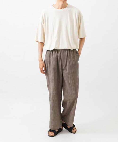 URBAN RESEARCH(アーバンリサーチ)の「CRINKLE WIDE EASY PANTS(その他パンツ・メンズ・モカ/ブラック・MEDIUM/LARGE)」の22枚目の写真