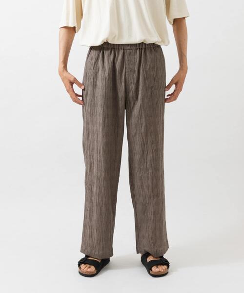 URBAN RESEARCH(アーバンリサーチ)の「CRINKLE WIDE EASY PANTS(その他パンツ・メンズ・モカ/ブラック・MEDIUM/LARGE)」の3枚目の写真