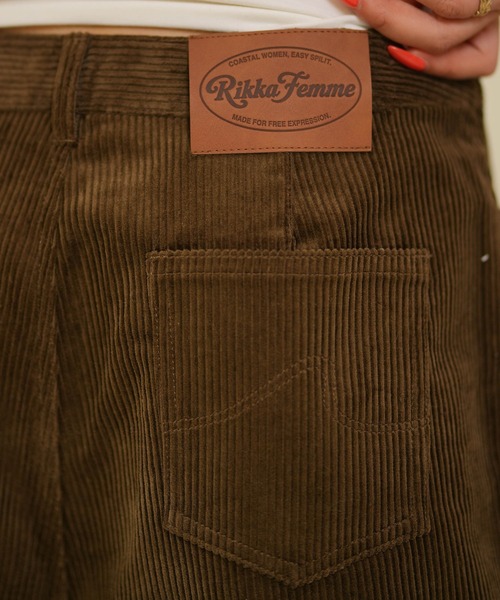 RIKKA FEMME(リッカファム)の「RIKKA FEMME/リッカファム ミニスカート コーデュロイスコート RF6F-3502(スカート・レディース・ブラウン/ブラック・M/L/S/M)」の20枚目の写真