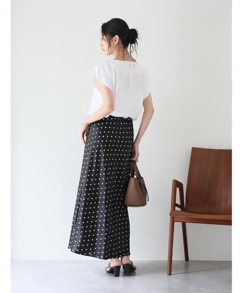 fifth(フィフス)の「ドットサテンフレアスカート(スカート・レディース・ブラック/ホワイト・M)」の20枚目の写真