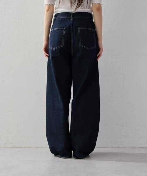 UNFORM（アンフォーム）の「【2026AW Debut】【UNFORM】コクーンデニムパンツ（デニムパンツ・レディース・インディゴブルー・MEDIUM/SMALL）」の19枚目の写真