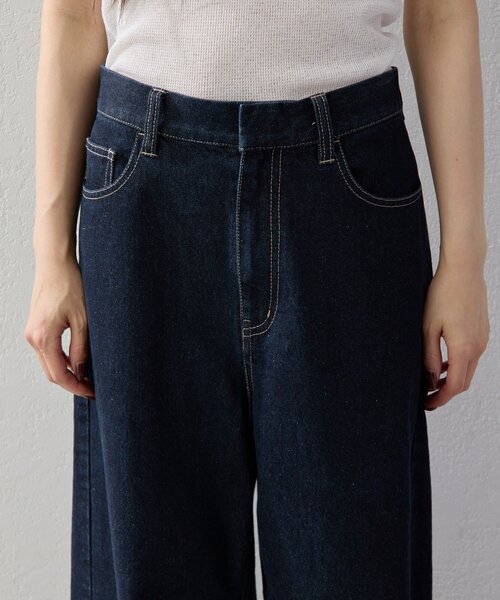 UNFORM（アンフォーム）の「【2026AW Debut】【UNFORM】コクーンデニムパンツ（デニムパンツ・レディース・インディゴブルー・MEDIUM/SMALL）」の10枚目の写真
