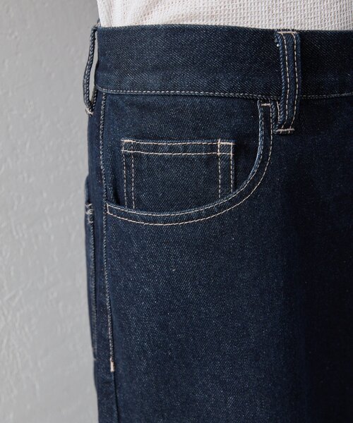 UNFORM（アンフォーム）の「【2026AW Debut】【UNFORM】コクーンデニムパンツ（デニムパンツ・レディース・インディゴブルー・MEDIUM/SMALL）」の12枚目の写真
