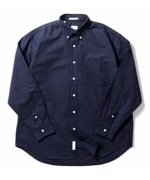 HOUSTON ヒューストン OXFORD B/D SHIRT(RELAX FIT)オックスフォード ボタンダウンシャツ 長袖 リラックスフィット