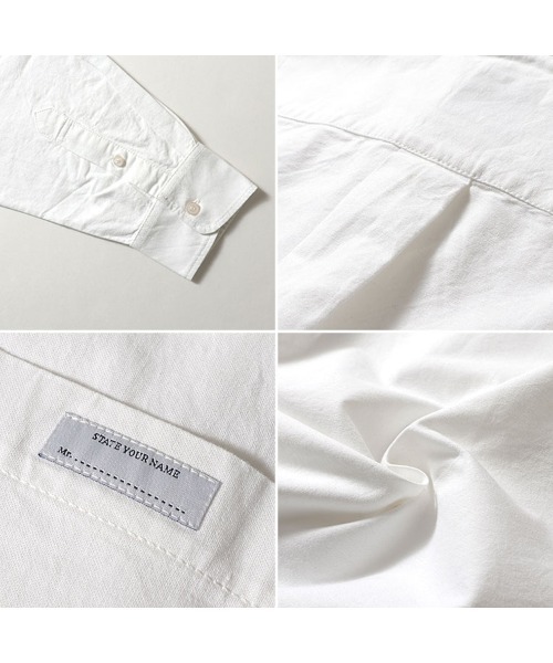 HOUSTON(ヒューストン)の「HOUSTON ヒューストン OXFORD B/D SHIRT(RELAX FIT)オックスフォード ボタンダウンシャツ 長袖 リラックスフィット(シャツ/ブラウス・メンズ・ネイビー/ピンク/オリーブ/ホワイト/ブラック・16.5/17.5/15.5/18.5)」の13枚目の写真