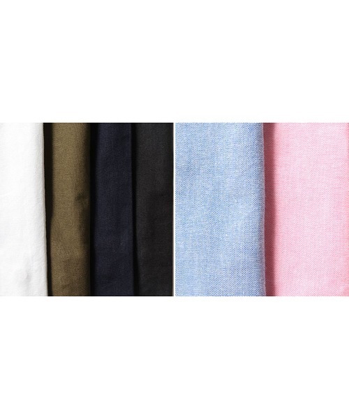 HOUSTON(ヒューストン)の「HOUSTON ヒューストン OXFORD B/D SHIRT(RELAX FIT)オックスフォード ボタンダウンシャツ 長袖 リラックスフィット(シャツ/ブラウス・メンズ・ネイビー/ピンク/オリーブ/ホワイト/ブラック・16.5/17.5/15.5/18.5)」の14枚目の写真