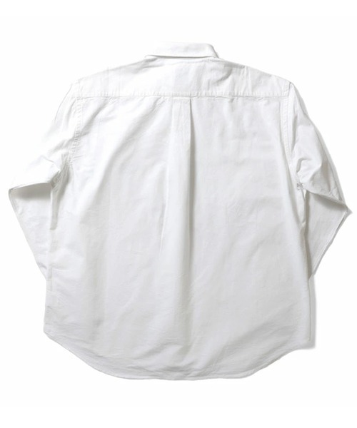 HOUSTON(ヒューストン)の「HOUSTON ヒューストン OXFORD B/D SHIRT(RELAX FIT)オックスフォード ボタンダウンシャツ 長袖 リラックスフィット(シャツ/ブラウス・メンズ・ネイビー/ピンク/オリーブ/ホワイト/ブラック・16.5/17.5/15.5/18.5)」の15枚目の写真