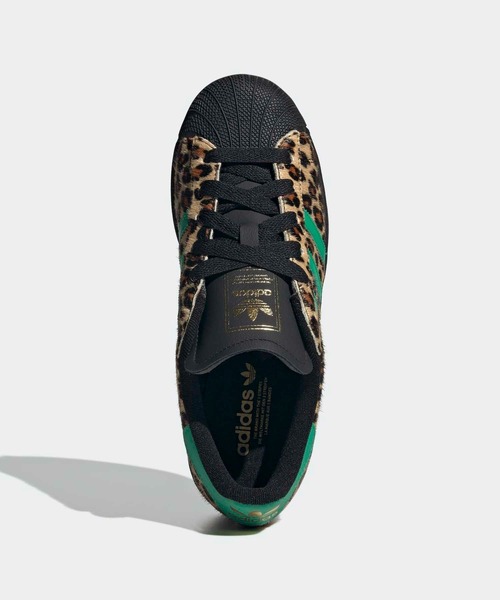 adidas(アディダス)の「スーパースター II シューズ / SUPERSTAR II / アディダスオリジナルス adidas Originals(スニーカー・レディース・ブラック×グリーン・22.0cm/22.5cm/23.0cm/23.5cm/24.0cm/24.5cm/25.0cm/25.5cm/26.0cm/26.5cm/27.0cm/27.5cm/28.0cm)」の2枚目の写真