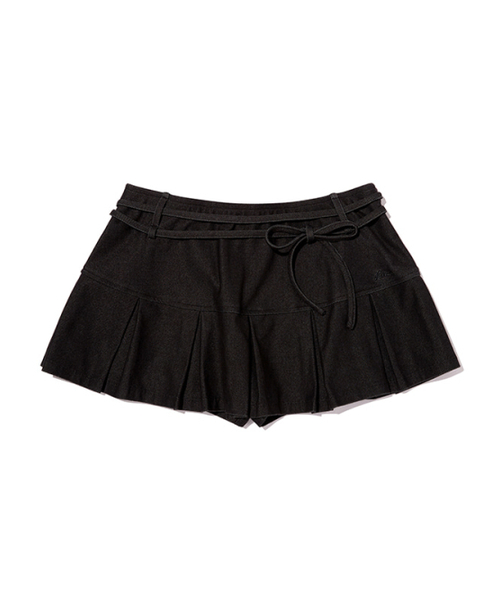 KIRSH（キルシー）の「リボンポイントプリーツスカートパンツ[ブラック]（スカート・レディース・その他・SMALL/MEDIUM）」の5枚目の写真