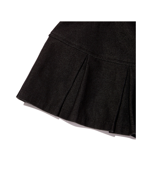 KIRSH（キルシー）の「リボンポイントプリーツスカートパンツ[ブラック]（スカート・レディース・その他・SMALL/MEDIUM）」の2枚目の写真