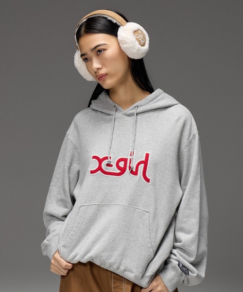 X-girl(エックスガール)の「BUTTERFLY LOGO EARMUFFS(イヤーマフ・レディース・ブラウン/ブラック・ONE SIZE)」の4枚目の写真