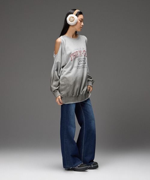 X-girl(エックスガール)の「BUTTERFLY LOGO EARMUFFS(イヤーマフ・レディース・ブラウン/ブラック・ONE SIZE)」の13枚目の写真