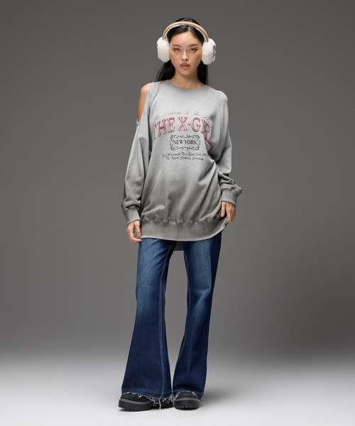 X-girl(エックスガール)の「BUTTERFLY LOGO EARMUFFS(イヤーマフ・レディース・ブラウン/ブラック・ONE SIZE)」の14枚目の写真