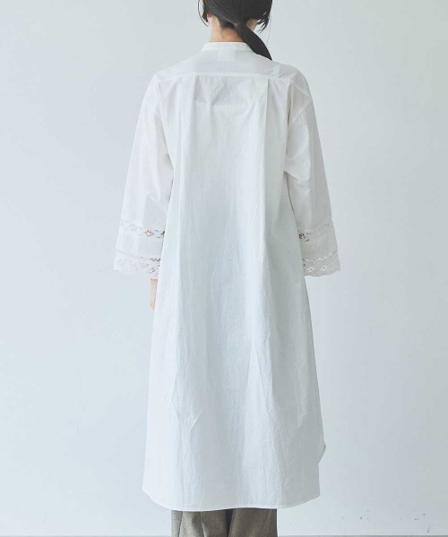 yuni(ユニ )の「Cotton バテンレース shirt one-piece(ワンピース・レディース・ホワイト・FREE)」の10枚目の写真