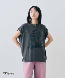 MEDE19F 【Disney】古着屋でみつけたようなノースリーブTシャツ〈美女と野獣〉