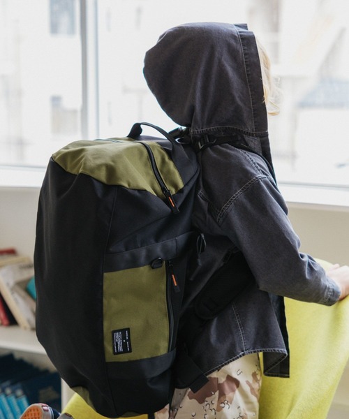 GLOBAL WORK(グローバルワーク)の「3WAY撥水ボストン40L/1063394(ボストンバッグ・キッズ・ブラック×グリーン/ブラック・ONE SIZE)」の20枚目の写真