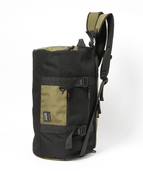 GLOBAL WORK(グローバルワーク)の「3WAY撥水ボストン40L/1063394(ボストンバッグ・キッズ・ブラック×グリーン/ブラック・ONE SIZE)」の7枚目の写真