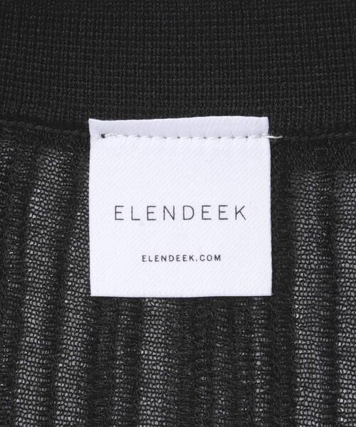 URBAN RESEARCH ROSSO WOMEN（アーバンリサーチ　ロッソ）の「ELENDEEK　SHEER PLEATS KNIT TOP（カーディガン/ボレロ・レディース・ブラック/ピンク/アイボリー・FREE）」の18枚目の写真
