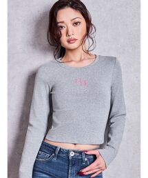 GLITTER GG long sleeveトップス/ロンT