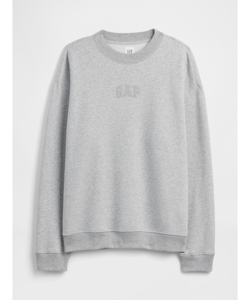 GAP(ギャップ)の「リラックスフィット GAPミニロゴ スウェットシャツ(スウェット・メンズ・ヘザーグレー/ネイビー・M/L/XS/XL/S)」の6枚目の写真