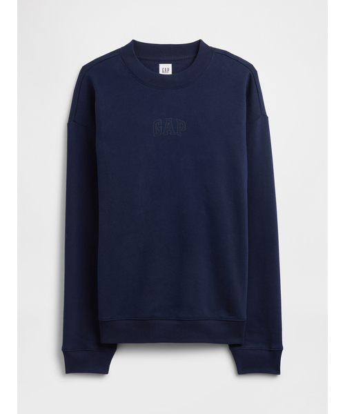 GAP(ギャップ)の「リラックスフィット GAPミニロゴ スウェットシャツ(スウェット・メンズ・ヘザーグレー/ネイビー・M/L/XS/XL/S)」の10枚目の写真