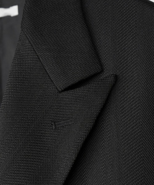 WYM LIDNM(ウィム バイ リドム)の「MELANGE TWEED DOUBLE JACKET【SET-UP】(テーラードジャケット・メンズ・ブラック系/ブラウン系/チャコール・XS/S/M/L)」の19枚目の写真