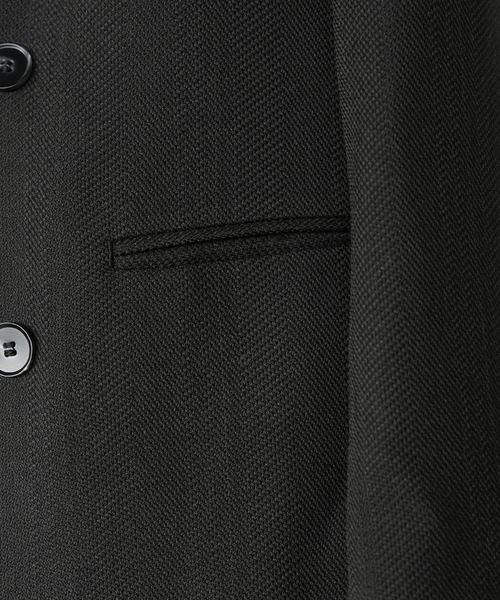 WYM LIDNM(ウィム バイ リドム)の「MELANGE TWEED DOUBLE JACKET【SET-UP】(テーラードジャケット・メンズ・ブラック系/ブラウン系/チャコール・XS/S/M/L)」の21枚目の写真