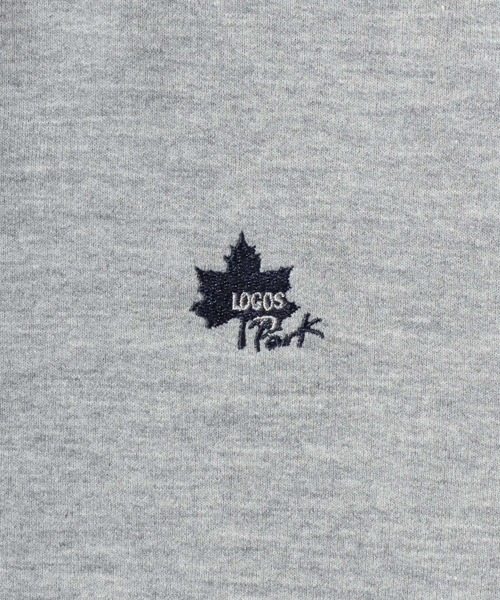 LOGOS(ロゴス)の「2026AW LOGOS/ロゴス ドロップショルダー スウェット ミニ裏毛 ワンポイントロゴ モックネックチュニック(チュニック・レディース・スミクロ/ブラウン/グレー・L/M/LL)」の16枚目の写真