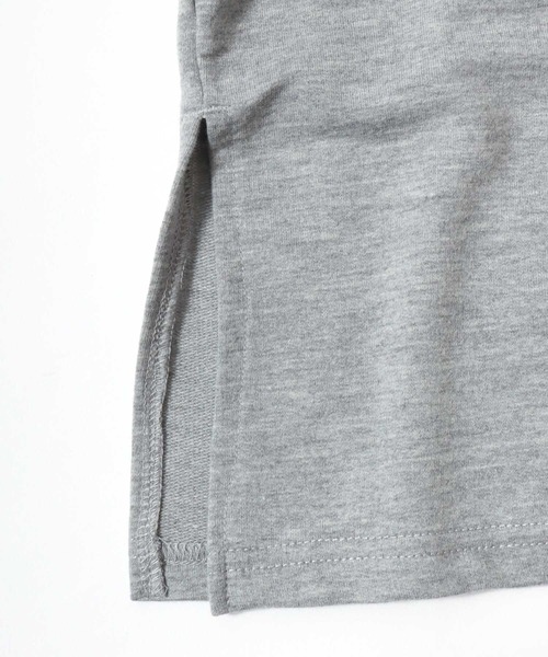 LOGOS(ロゴス)の「2026AW LOGOS/ロゴス ドロップショルダー スウェット ミニ裏毛 ワンポイントロゴ モックネックチュニック(チュニック・レディース・スミクロ/ブラウン/グレー・L/M/LL)」の18枚目の写真