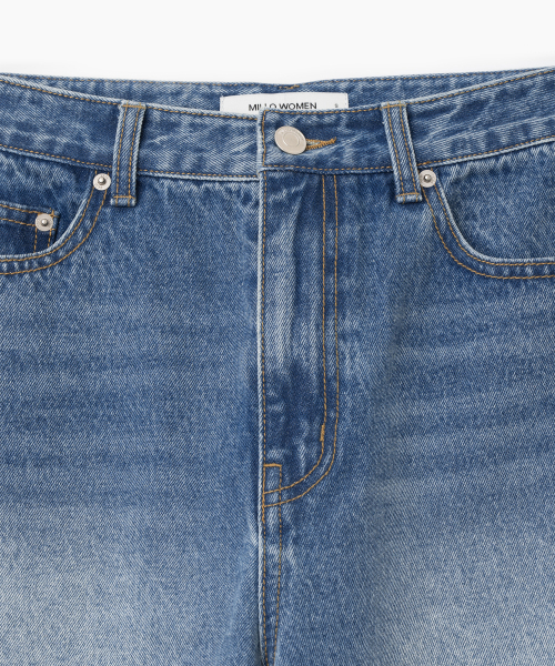 MILLO WOMEN（ミロウーマン）の「ディストレスドデニムバミューダパンツ [ミッドブルー]（その他パンツ・レディース・その他・SMALL/MEDIUM）」の5枚目の写真