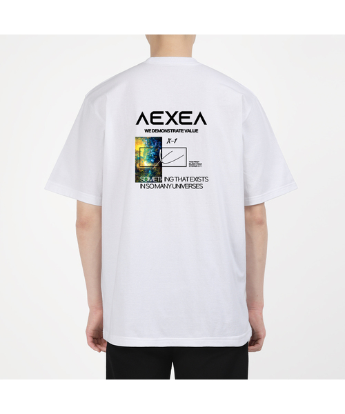 AEXEA(アクシー)の「ザスワン 半袖Tシャツ E04BRD_ABX10215(Tシャツ/カットソー・メンズ・グレー系その他/ブルー/ホワイト/ブラック・M/S/XL/L)」の2枚目の写真