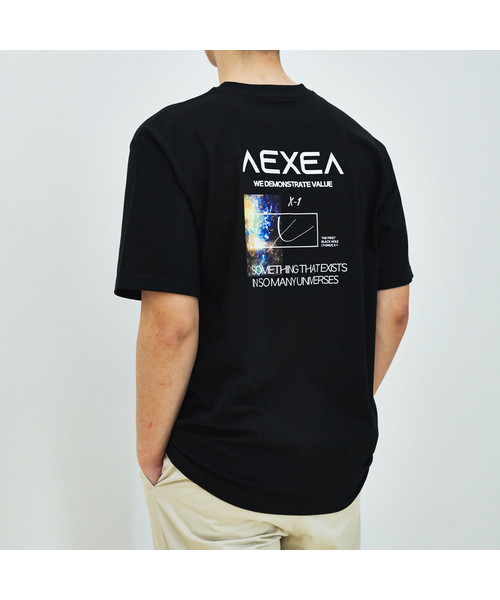 AEXEA(アクシー)の「ザスワン 半袖Tシャツ E04BRD_ABX10215(Tシャツ/カットソー・メンズ・グレー系その他/ブルー/ホワイト/ブラック・M/S/XL/L)」の3枚目の写真