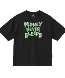 NOBOUND(ノーバウンド) 半袖Tシャツ メッセージ ロゴ プリント ボックスシルエット トップス カットソー レディース