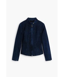 Desigual | Indigo denim stand collar jacket / インディゴデニムスタンドカラージャケット(デニムジャケット)