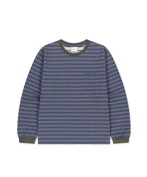 SUNLOVE(サンラブ)の「Dash Stripe LS Tee(Tシャツ/カットソー・レディース・ベージュ/ライトブルー/ネイビー・S/M/L)」の11枚目の写真