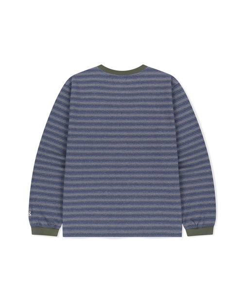 SUNLOVE(サンラブ)の「Dash Stripe LS Tee(Tシャツ/カットソー・レディース・ベージュ/ライトブルー/ネイビー・S/M/L)」の12枚目の写真