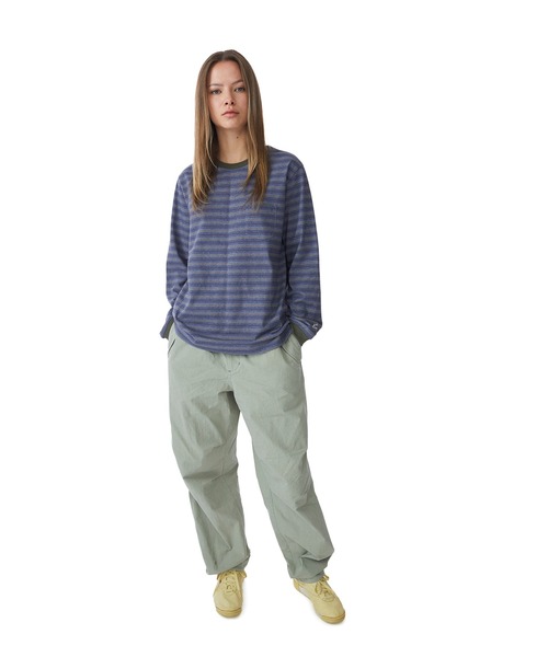 SUNLOVE(サンラブ)の「Dash Stripe LS Tee(Tシャツ/カットソー・レディース・ベージュ/ライトブルー/ネイビー・S/M/L)」の15枚目の写真