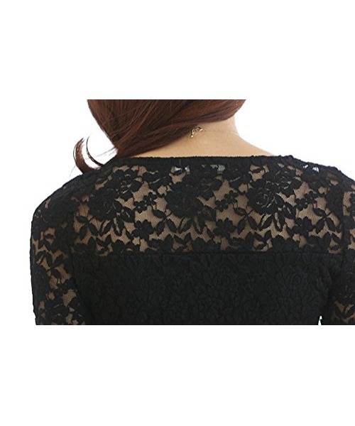 Sleeping Sheep(スリーピングシープ)の「花柄総レース 美ライントップス(Tシャツ/カットソー・レディース・ホワイト/ワインレッド・M/XL/L/XXL)」の15枚目の写真
